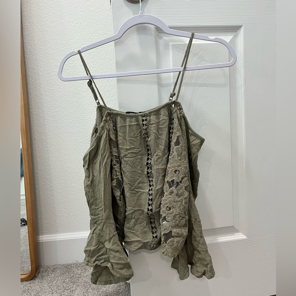 Green cute blouse